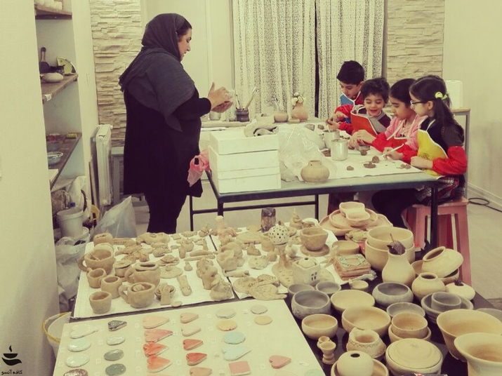 سفالگری رایگان کودکان هر هفته جمعهها سفالگری رایگان کودکان هر هفته جمعهها